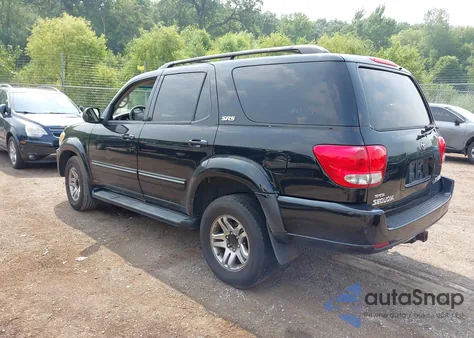 2007 Toyota Sequoia Sr5 V8 z USA, uszkodzony, nr VIN 5TDBT44A27S280117